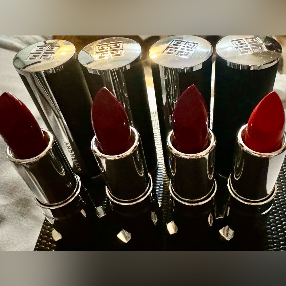 🆕 (4) NWOB Givenchy Le Rouge Lipstick Minis Travel size 1.5g